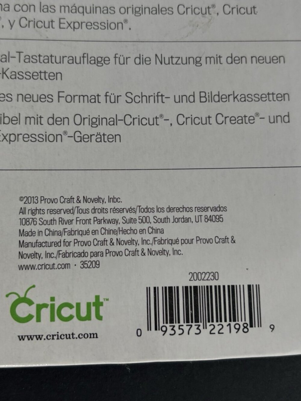 New Cricut Universal Overlay In Package (2002230) - Picture 8 of 8